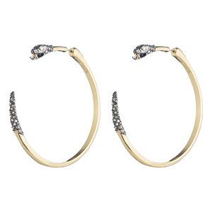 SOLD  Alexis Bittar Elements Snake Hoop Earrings